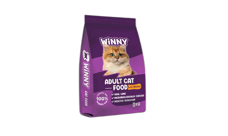 კატის საკვები მშრალი /Winny/ ქათმის ხორცით 2კგ