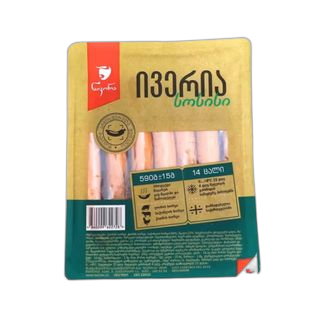 სოსისი /ნიკორა/ ივერია 590გრ