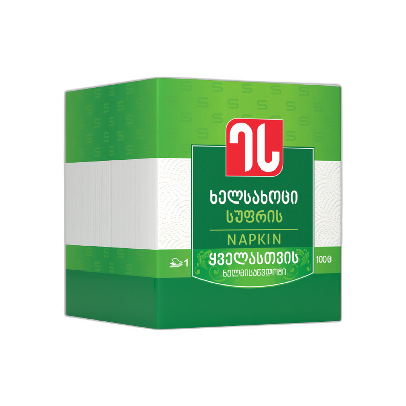 ხელსახოცი /ეს/33*30/1ფ/100ც