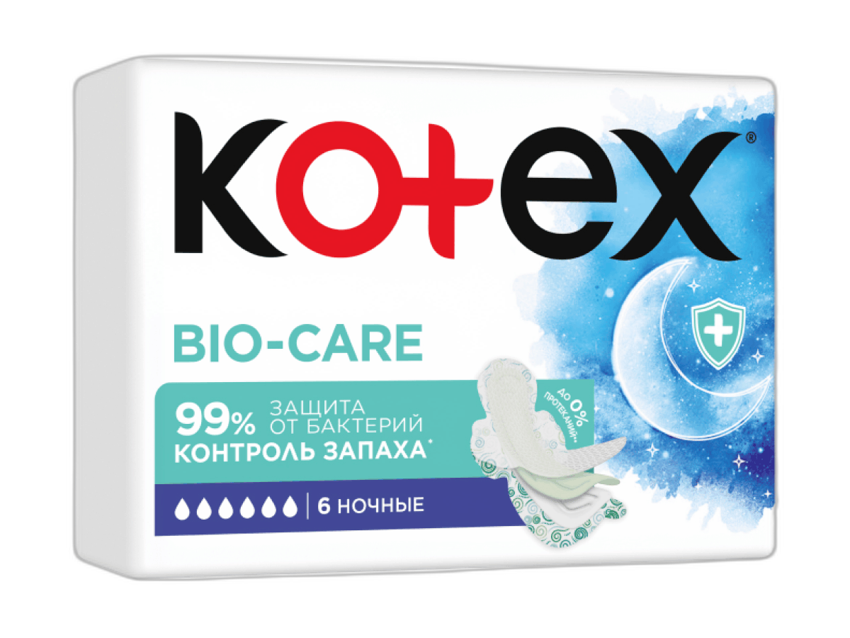 0875 კოტექს BIO CARE ღამის 8*10 5029053590875