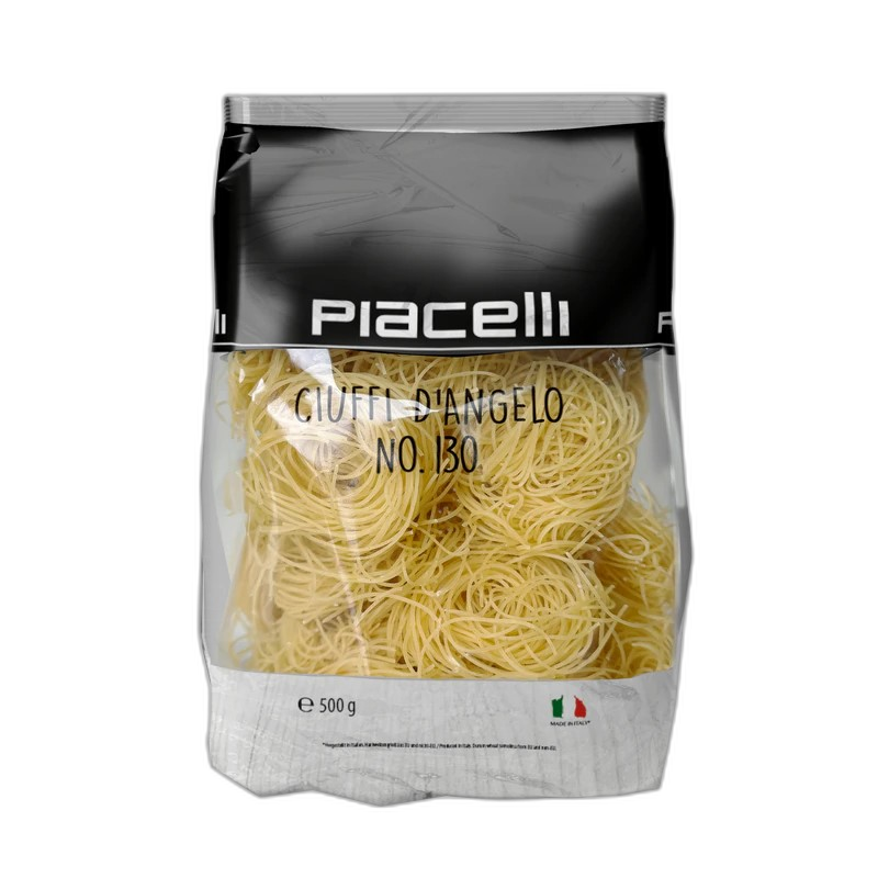 PIACELLI იტალიური მაკარონი ბუდეები 500გრ 9002859065996