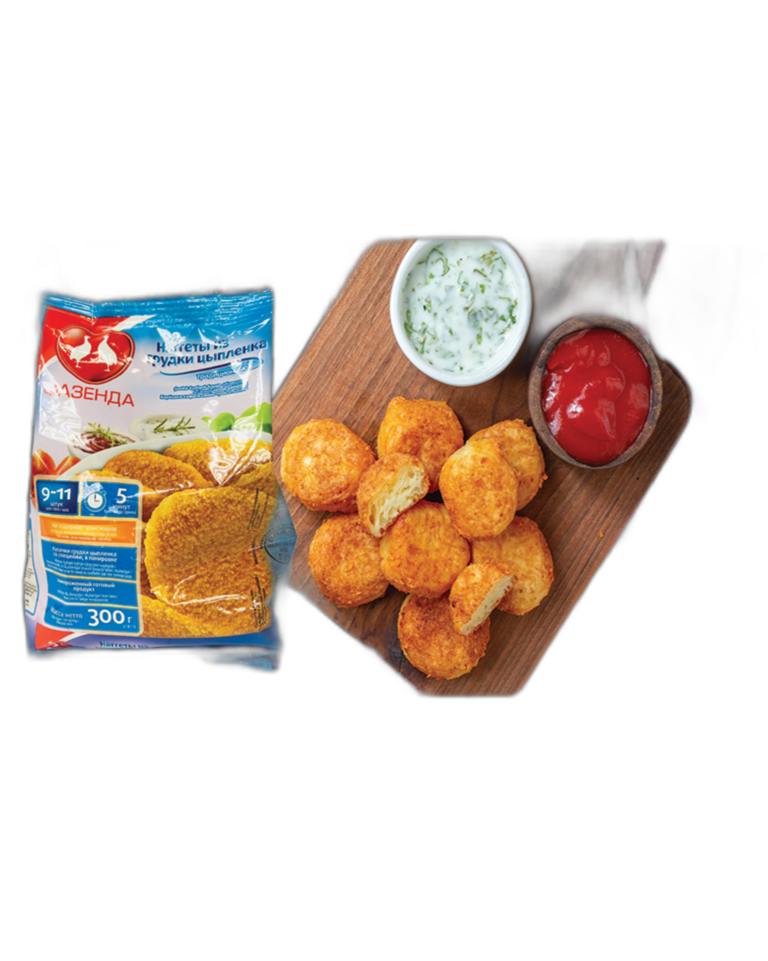 გაყინული ქათმის ნაგეთცი 300 გრ 7891515973032