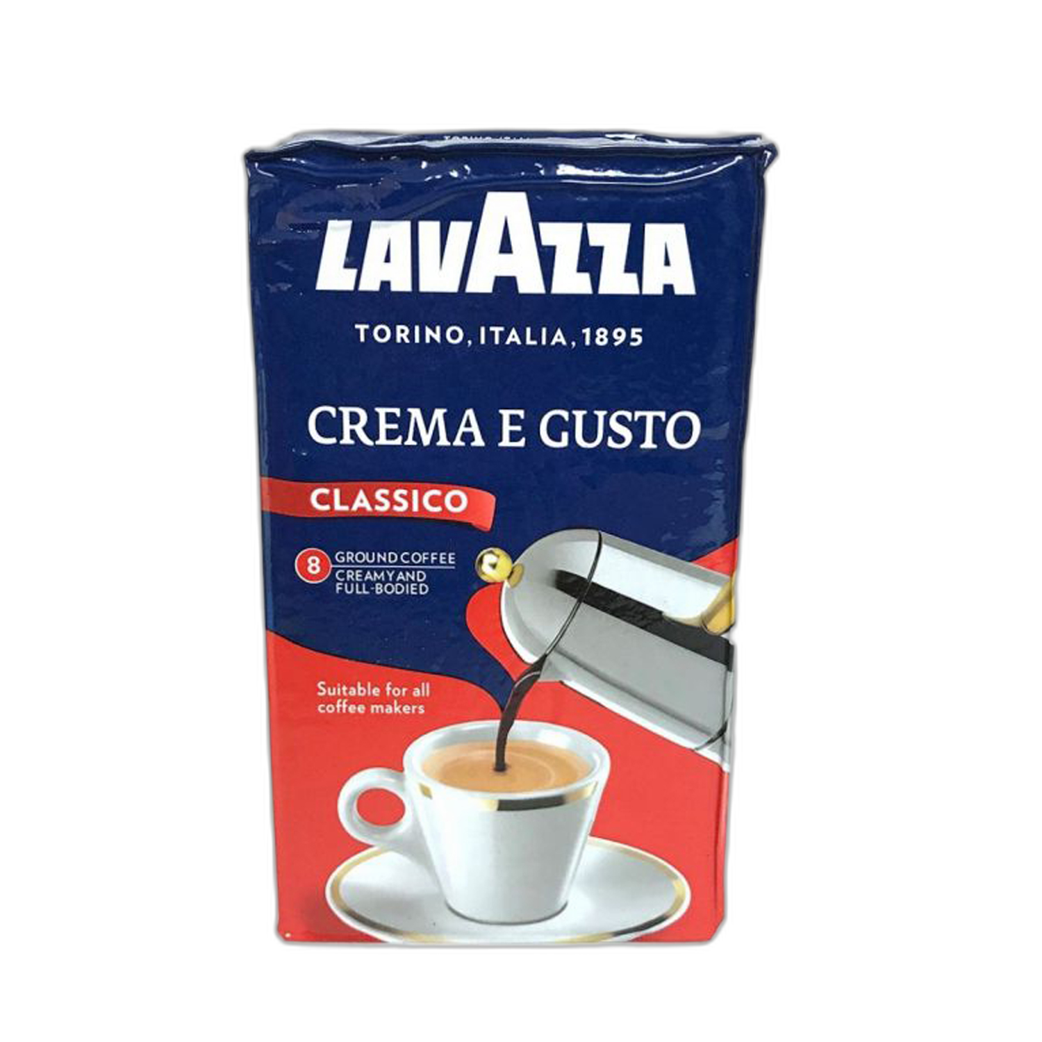 ყავა ნალექიანი/Lavazza დაფქვილი crema/250გრ 8000070038769