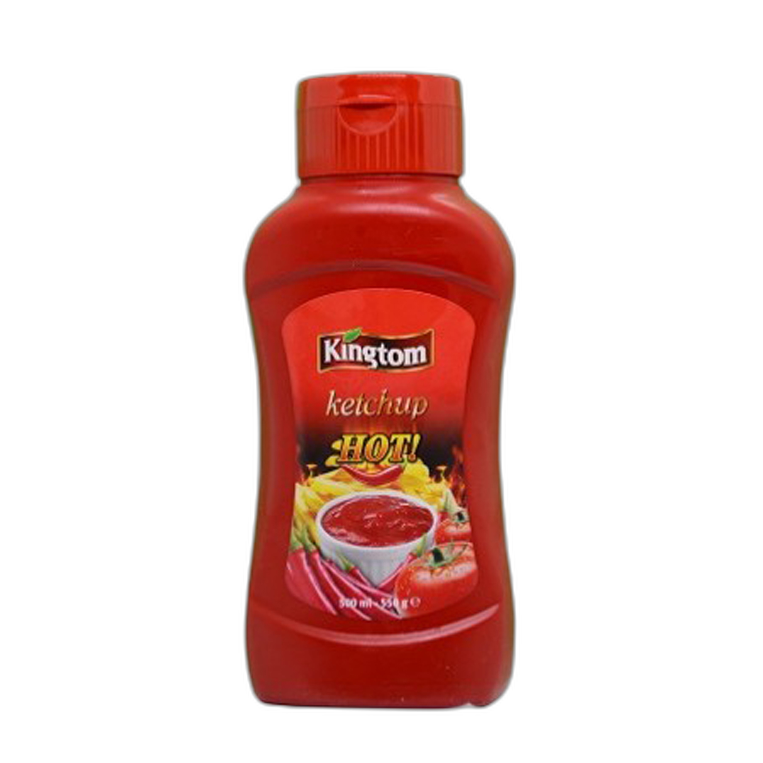 კეტჩუპი კინგტომი მწარე/დოზატორი/550გრ 8696362250256