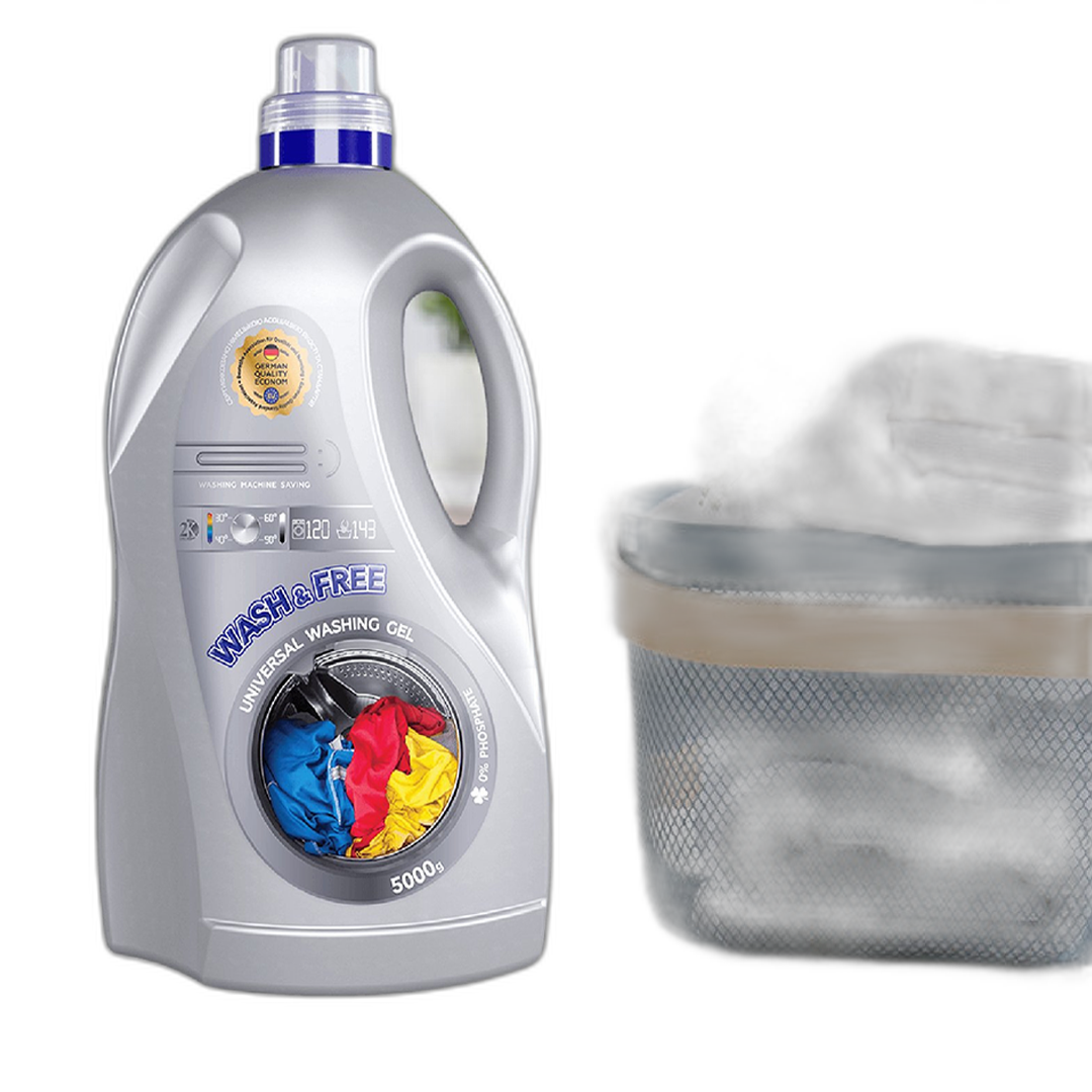 0245-WASH & FREE უნივერსალური სარეცხი გელი 5000 გ 4260637720245