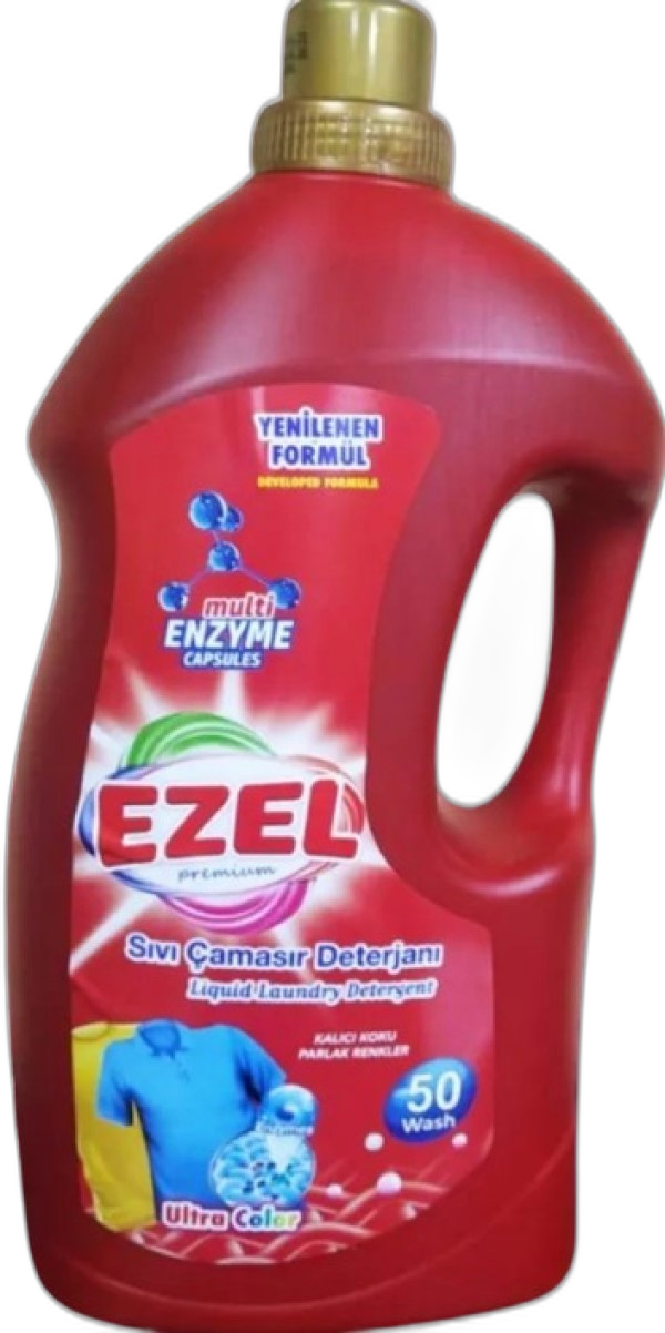 EZEL  თხევადი  სარეცხი სითხე  ფერადი  3000მლ*6 8682503121592