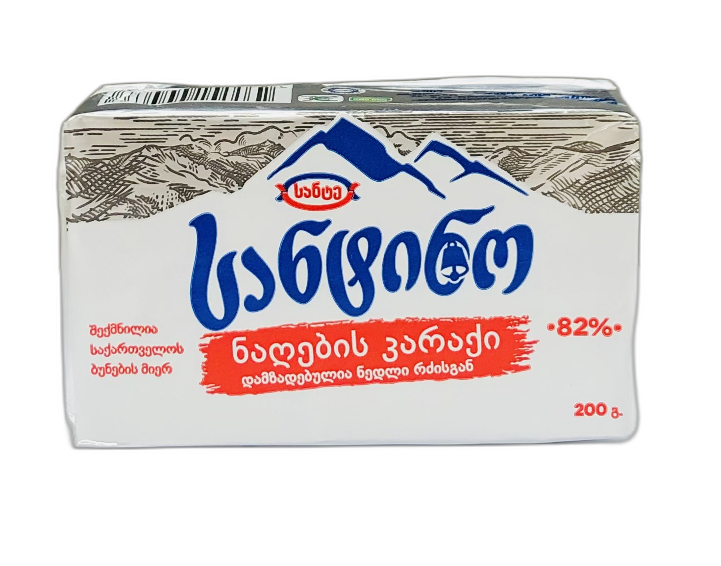 კარაქი/სანტე სანტინო 82% 200გრ 4860051004633