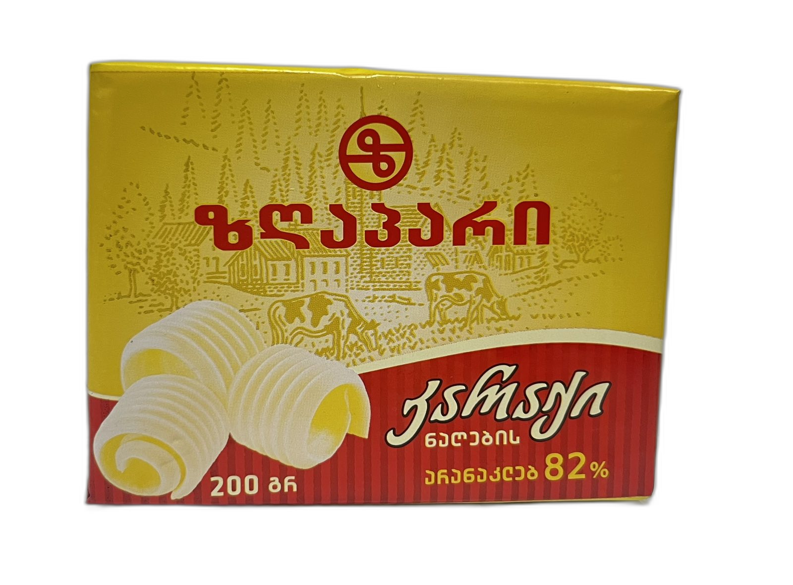 კარაქი ნაღების 82% 200გრ ზღაპარი 4860119431128