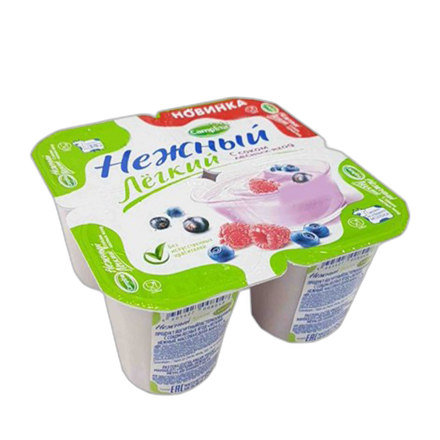 იოგურტი/ნეჟნი ტყის კენკრა 0.1%/95გრ 4605627008048